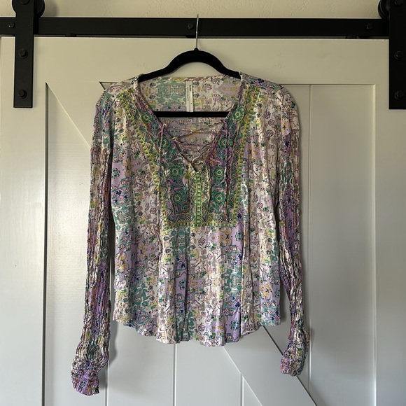 Anthropologie Odetta Embroidered Top - Picture 5 of 13